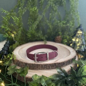 Collier uni en Biothane - Bordeaux