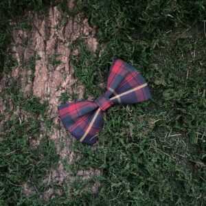 Noeud papillon - Tartan Rouge