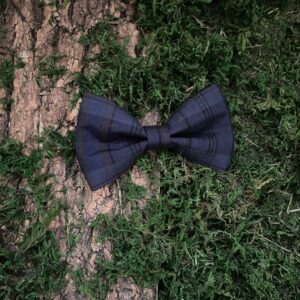 Noeud papillon - Tartan Bleu