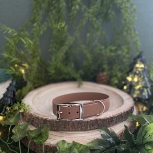 Collier uni - Marron glacé