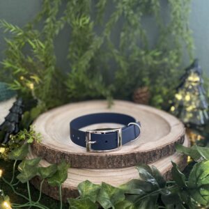 Collier uni - Bleu Nuit